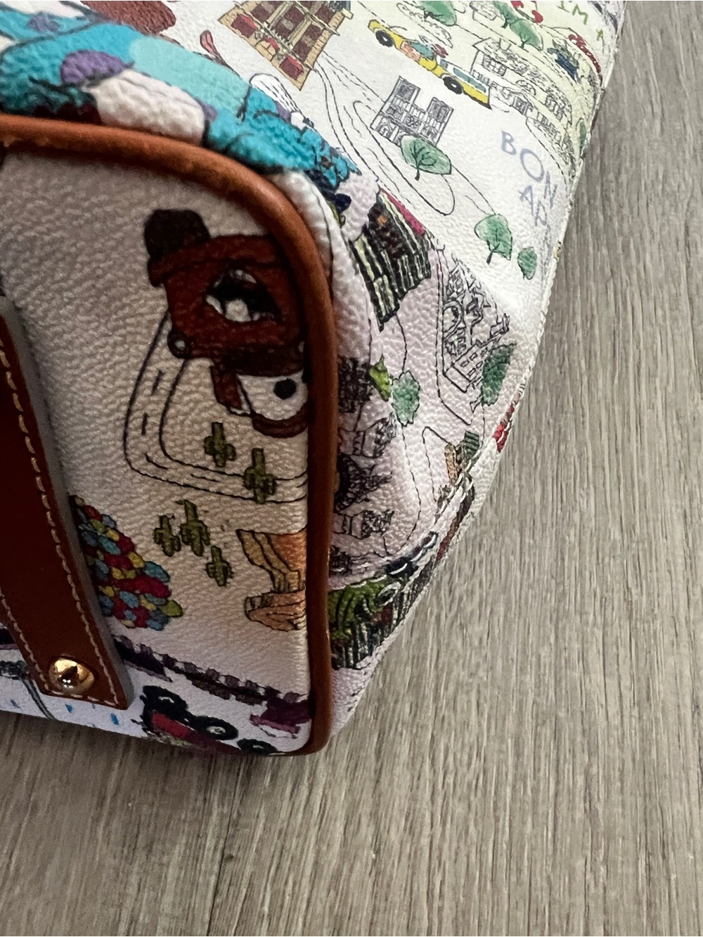 Disney Dooney & Bourke Pixar Maps Tote 2022 - Picture 7 of 9